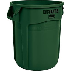 Rubbermaid Commercial Products FG262000DGRN BRUTE Container, 76 Litre, Dark Green