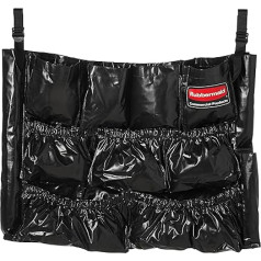 Rubbermaid 1867533 Executive Caddy Bag, Black (Pack of 6)