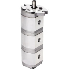 AMEHRU HGP-111A-F8-8-8R Dreifach-Zahnradölpumpe Hydraulische Zahnradpumpe Hochdruck-Zahnradpumpe(HGP-111A-F0.8R)
