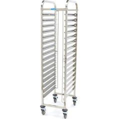 Maxima Gastro Tray Trolley - Gastronorm - Fits 16 x 1/1 GN Trays - Excl. GN Trays