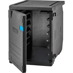 Cambro DW583 Insulated Front Loader Food Transport Container with 6 Rails, 126L Capacity