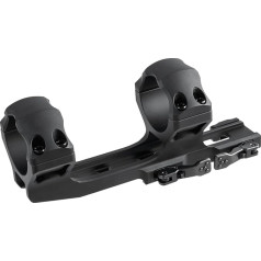 UTG Unisex - Adult ACCU-SYNC QR Cantilever Mount, 30 MOA, 70 mm Offset, 34 mm Tube, Picatinny, SKU AIR430MOA Rifle Scope Mount, Black, One Size
