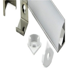 TRWUQHGD LED-Aluminiumprofil für 10 mm Leiterplatten, LED-Barlicht, YD-1002 XYT006, 10 Stück