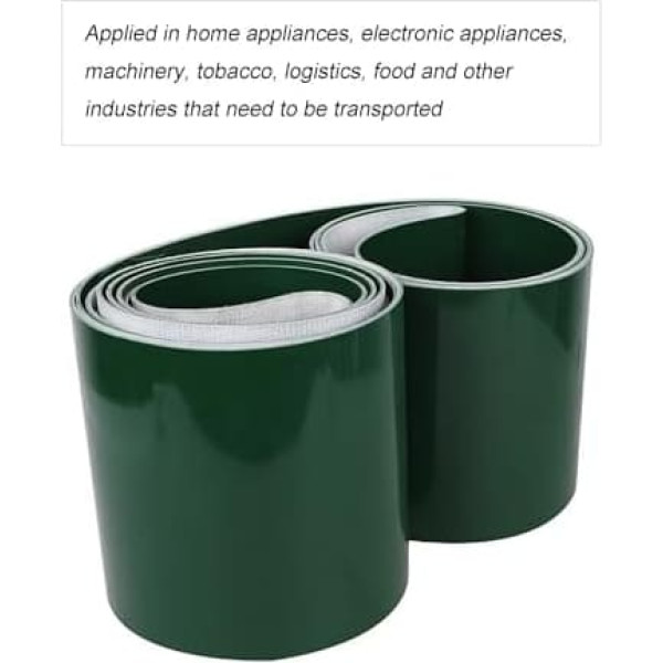 Verschleißfestes PVC-Förderband – O-Typ, flache Rolle für Flughafen-Gepäcktransport, 30 x 160 cm, Gummi-Trommel-Förderplatte