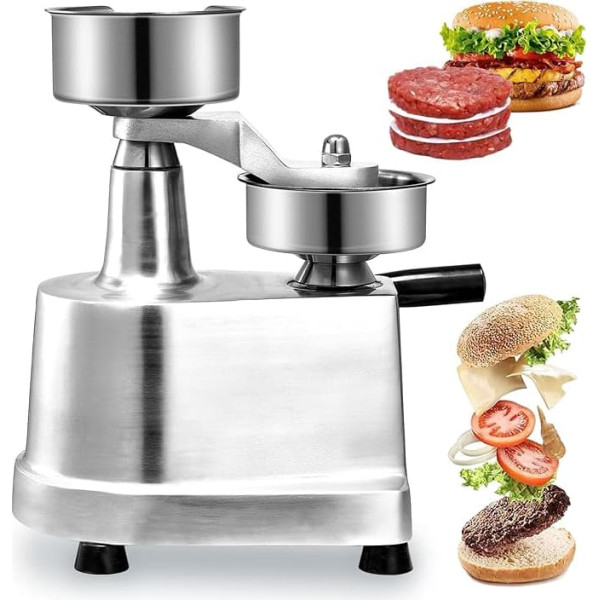 XSDAJSD Commercial Burger Patty Maker 100mm/130mm/150mm Burger Press Patty Maker Meat Shaper for Kitchen (5