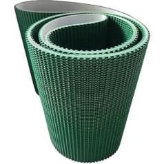 PVC-Förderband für Montagelinien – flaches Trommel-Förderband (120 x 24 cm) für kommerzielle Produktion, Eimergurtmaterial, robuste industrielle Nutzung.