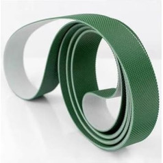 6 mm dickes, grünes PVC-Förderband für Materialhandhabung – Eimer-Riemenscheibe für Getreidefabriken Heimgebrauch (110 x 23 cm)