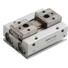 Pneumatischer Zylinder mit niedrigem Profil und paralleler Luftgreiferkraft MHF2 8D MHF2 10D MHF2 12D MHF2 16D MHF2 20D Pneumatischer Greifer 1 Stück(MHF2-12D)