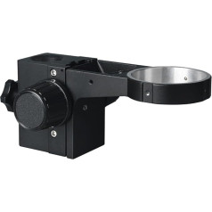 Mikroskop-Zubehör-Kit 76 mm Durchmesser, verstellbare Zoom-Stere-Mikroskope, Fokussierungshalterung Mikroskopische Objektträger (Size : Nero)