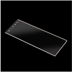 Globe Scientific Borosilicate Glass Microscope Slide, 90° Polished Edge, Plain, 25mm W x 75mm L (Pack of 144) 1301-144