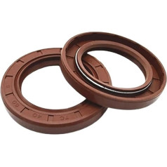 Lip Seals, Pack of 10, TC30 x 45 x 8 Skeleton Oil Seals, 30 x 45 x 8 Fluorine Adhesive Seals, High Temperature Seals, Radial Seals, Radial Seals, Rotary Seals