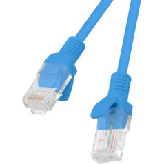 Utp kabelis pcu5-10cc-0050-b (rj45, u/utp - rj45, u/utp ; 0,50m; utp; cat 5e; krāsa zila)