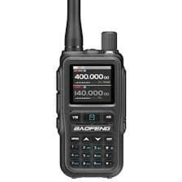 Baofeng Shortwave uv-5r eu mini usb-c bluetooth vhf uhf air band pelēks