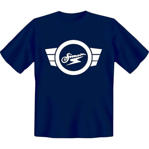 'T-Shirt Simson Dunkelblau + The Ostprodukte Gift – DDR Tradition and Product – Gift Idea for anyone Ostalgiker Ostdeutschland from Ostprodukte Experts Ossi – Ostpaket with DDR Classic – Ideal for any DDR Gift Set + FREE: Delivery includes gift ta