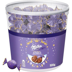 Milka Fine Balls Alpine Milk Tin for Office and Home, Pack of 1 (1 x 900 g)