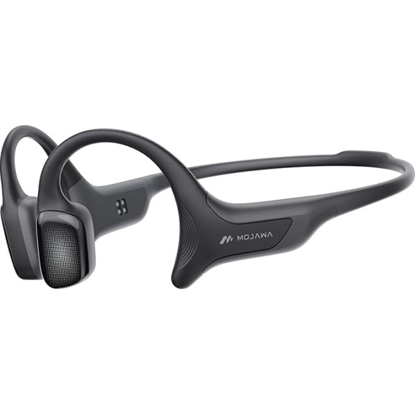mojawa HaptiFit Terra Smart Bone Sound Sports Headphones, Open Design, 32GB MP3, IP68 Waterproof, Heart Rate Monitoring, Training Data Capture - Ideal for Swimming, Running and More