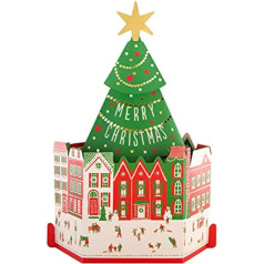 Hallmark Christmas Card - Traditional Pop Up 3D Tree Design