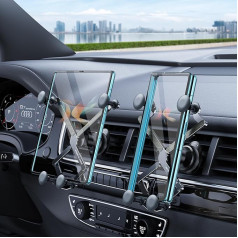 OATSBASF Car Phone Holder 2023 Upgrade Gravity Car Phone Holder, Hands-Free Calling, Dedicated Mout, Mobile Phone/Folded Phone/Tablet Universal (X06-Black)