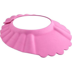ISO TRADE Shower Cap Children's Swimming Cap Adjustable 13-15 cm Ear and Eye Protection Universal 1835, Colour: Pink/Pink