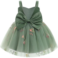 FYMNSI Flower Girl Dress Kids Baby Girl Straps Birthday Party Dress Princess Tulle Dress Wedding Bridesmaid Evening Dresses