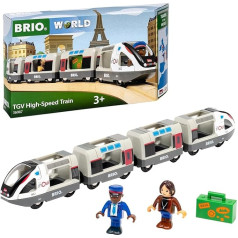BRIO World - 36087 Trains of The World TGV High Speed Train | Toy Locomotive for Children from 3 Years