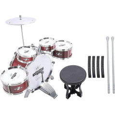 Kid Toy, Jazz Drum Set, 5 Drums Percussion Musical Instrument für Kleinkinder und Kinder