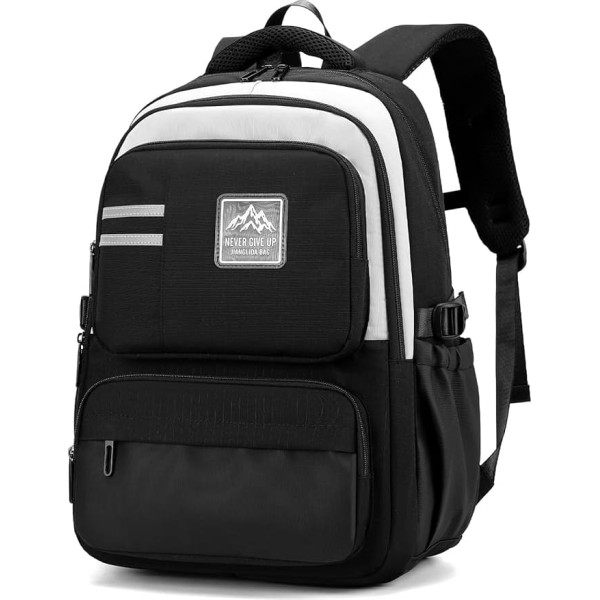 Amythe School Backpack Boys Teenagers, 2025 Large Backpack School High School High School Bag Robust Water-Repellent for 15.6 Inch Laptop, School Bag Casual 38L, 9825