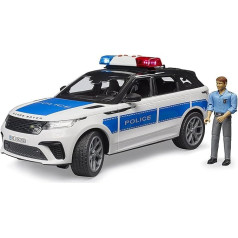 bruder 02890 - Range Rover Velar Police Vehicle with Police Officer - 1:16 Vehicles, Emergency Vehicles, Police Car, Patrol Car, Emergency Vehicles, Toy from 4 Years