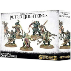 Games Workshop 99120201041 Nurgle Rotbringers Putrid Blightkings Tabletop and Miniature Gaming
