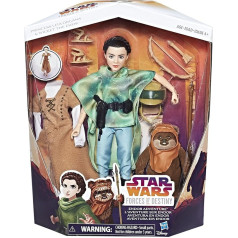 Hasbro Star Wars C1631EU4 - The Powers of Fate 11 inch Leia and Ewok Action Dolls, Play Set