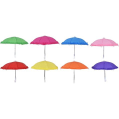 8 Pieces Doll Umbrella, Simulated Lifelike Miniature Doll Umbrella Toy Dollhouse Accessories Birthday Gifts