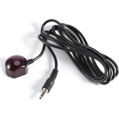 Goshyda IR Receiver Extension Cable, Infrared IR Blaster Remote Control Receiver Extension Cable 3.5mm for Set Box BT