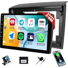 [2+64G] SIXWIN Android 13 Car Radio for Fiat Ducato 2010/Citroen Jumper/Peugeot Boxer with Carplay/Android Car, 9 Inch Capacitive Touchscreen with WiFi GPS Bluetooth FM/RDS EQ + Reversing Camera