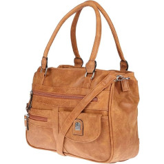 Christian Wippermann Large women's shoulder bag in leather look