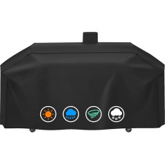 RunTo Premium Heavy-Duty Series Pit Boss Memphis Ultimate Grill Cover and Smoke Hollow PS9900 DG1100S 4-in-1 Combo Grill Cover GC7000 Gas/Charcoal Grill