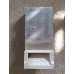 Bat All Year Round Facade Box Flush-Mounted with Bezel | Bat House | Large Capacity Cave | Summer Quarter | Bat Box | Bat House | Self-Cleaning