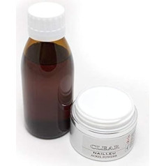 Set: Clear Acrylic Powder Clear 41 g + Acrylic Liquid 100 ml