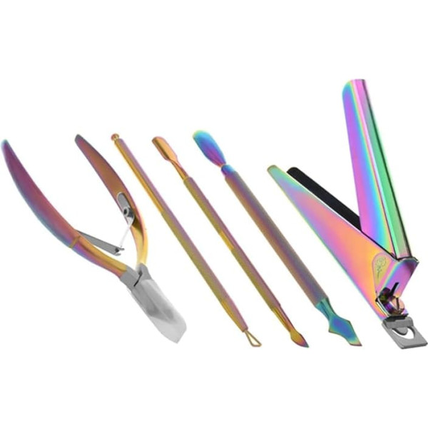 AMSLSIU Maniküre Werkzeuge, Acryl Nagelknipser, Multifunktions Schieber, abgestorbene Haut, Pediküre Set, Stabzange, Trimmer für Nagelkunst, Typ 1