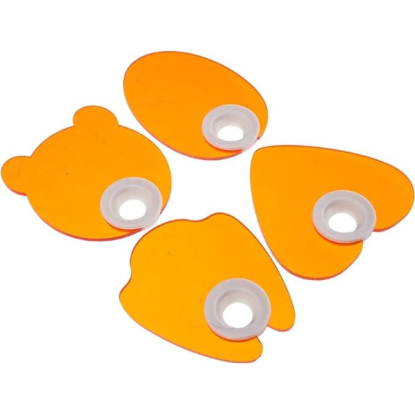 BESTYASH 4 Stück Teiliges Maniküre Zubehör für Nagellampe Blaulichtfilter Schutzplatte gegen Augenbelastung Leicht Kompakt für Salon und Heimgebrauch