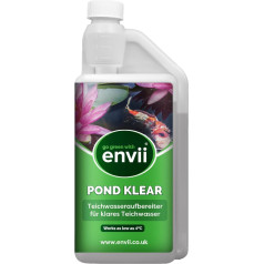 Envii Pond Klear – Green Water Treatment Improves Pond Water Clarity Down To 4°C – Treats Up To 20,000 Litres