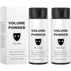 Texture Powder for Men, Hair Powder, Instantly Gives Texture and Volume, Natural Ingredients, Texture Powder, Easy to Use and Long-Lasting Styling Effect (2 Pieces)