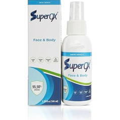 Superox Skin Spray - Minor Cuts, Scars, Tattoo and Piercing Aftercare, Natural and Non-Irritating 100ml