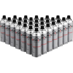 HOMELUX 28 x gas cartridges, 227 g, butane gas cartridge, camping gas butane gas cartridge, for camping stoves, gas heating, Bunsen burner or soldering torch