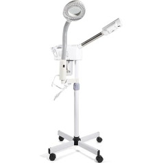 Cosmetic Steamer, Facial Steamer, Facial, Combination Device Steamer with 3 x Magnifying Lamp, Magnifying Lamp for Spa, Home, Beauty Salon, Personal Skin Care, Remove Blackheads, Reduce Skin Ageing