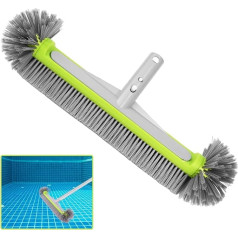 Poolbürstenkopf mit Nylonborsten 45cm Reinigungsbürste für Schwimmbad Pool Reinigungsbürste Nicht mit Teleskopstange für Folienpool Hartfliesenböden/Garten