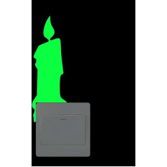 Wandaufkleber für Kinder,Leuchtende Lichtschalter-Aufkleber | Schalter-Lichtknopf-Aufkleber für Wohnzimmer-Schlafzimmer-Wanddekorationen