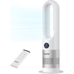 Tower Fan for Bedroom, Oscillating Floor Fans, 35 dB, Remote Control, 90° Oscillation, 8 Speeds, 9 Hour Timer, LED Display, Easy to Clean, Fan for Office