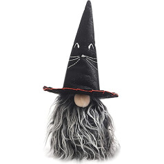 TianWlio Gesichtslose Verzierung Dekor Gnom Puppe Dekoration Puppe zu Hause Dekor Büroschreibtisch (Black, One Size)