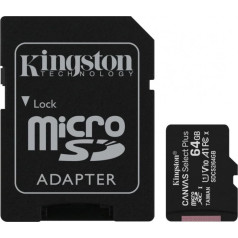 Microsd atmiņas karte 64gb canvas select plus 100mb/s adapteris