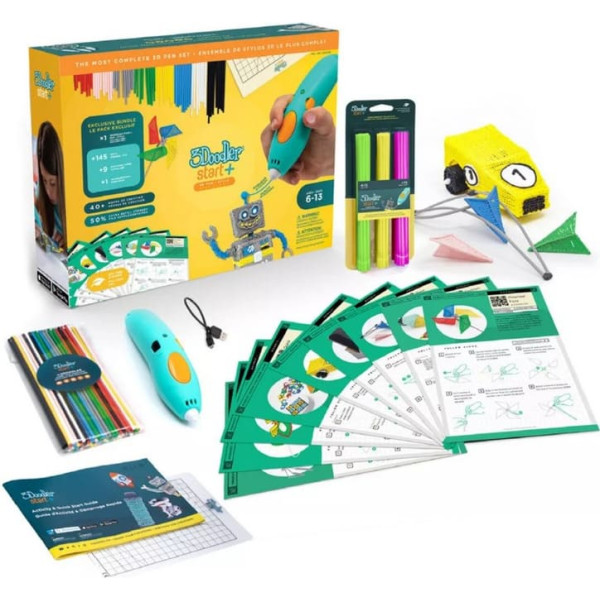 3Doodler 3d drukāšanas pildspalva bērniem no 6 gadu vecuma start plus, splus-costc paplašināts komplekts
